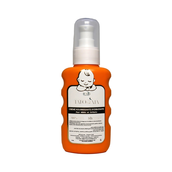 Crème Nourrissante et Hydratante pour Bébés et Enfants